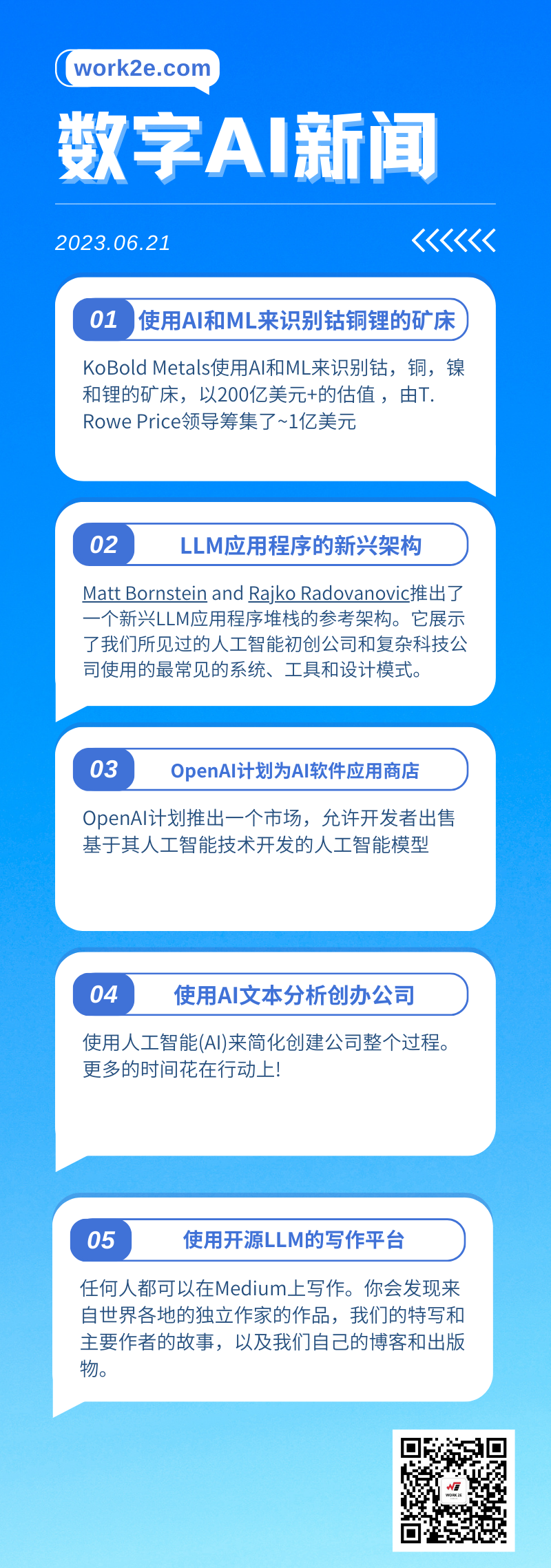 【06/21】work2e数字AI新闻 【06/21】work2e数字AI新闻