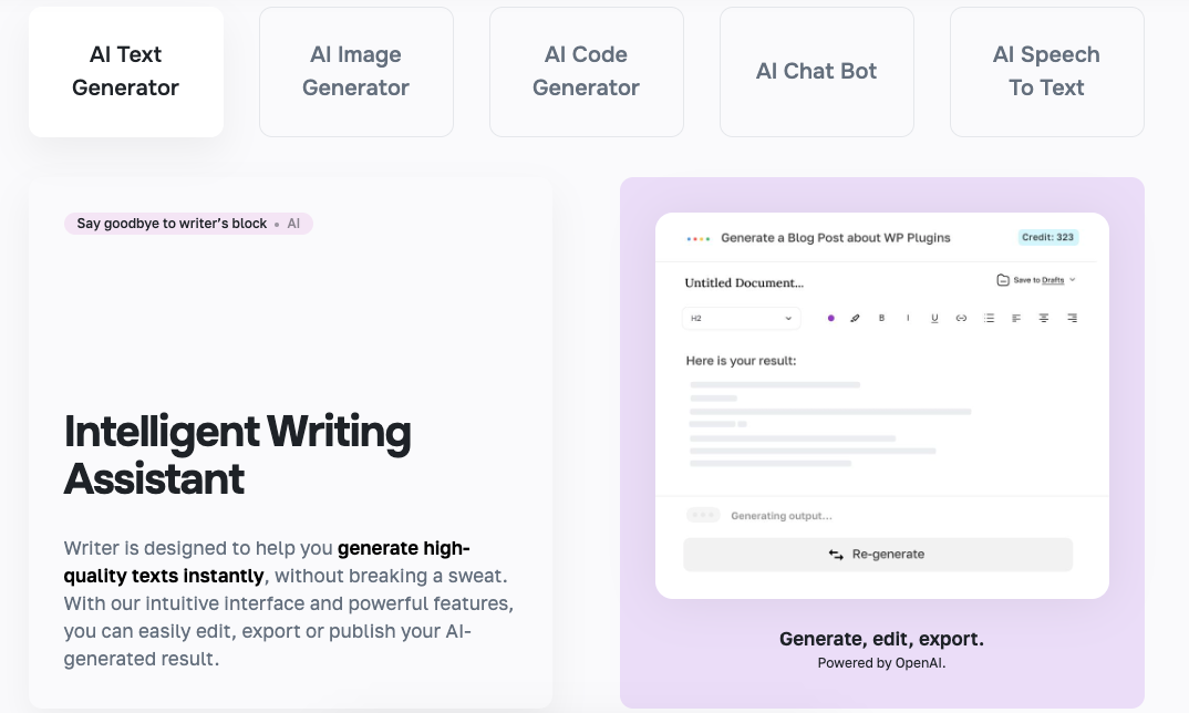 Chapple – 一站式人工智能内容创作工具 Chapple – 一站式人工智能内容创作工具