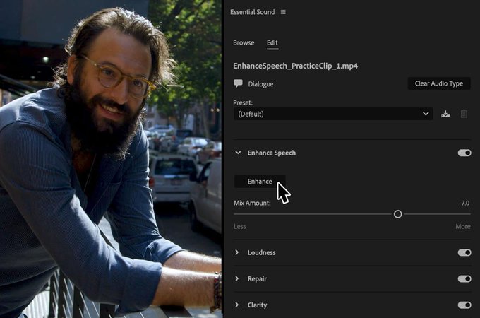 AI 助力:Adobe Premiere Pro 推出新的 AI 音频功能 AI 助力:Adobe Premiere Pro 推出新的 AI 音频功能
