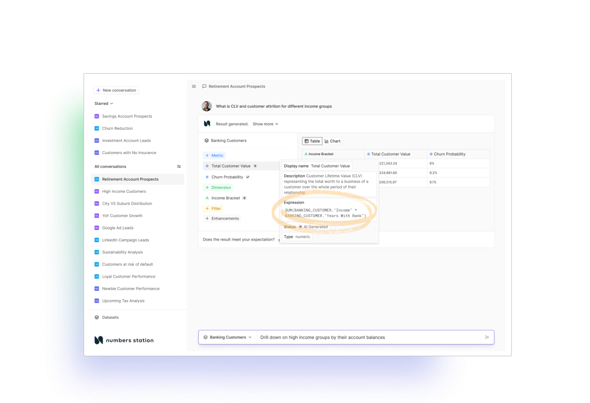 Numbers Station 让企业用户可以与他们的数据聊天 Numbers Station 让企业用户可以与他们的数据聊天